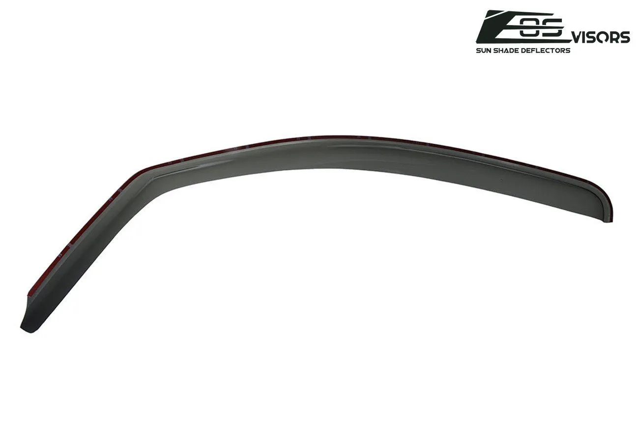 2007-21 Toyota Tundra Crew Cab Window Visors Wind Deflectors Rain Guards
