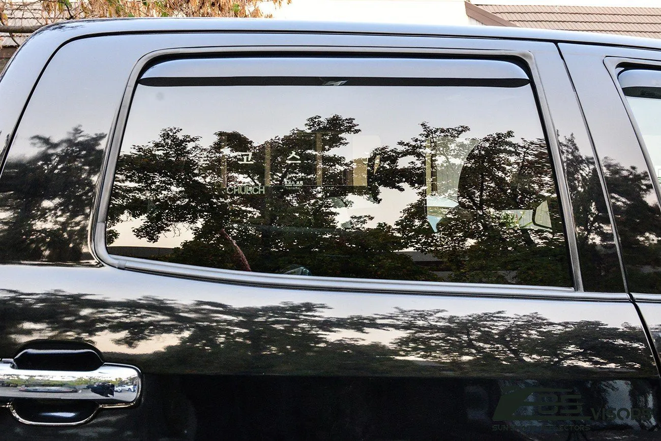 2007-21 Toyota Tundra Crew Cab Window Visors Wind Deflectors Rain Guards