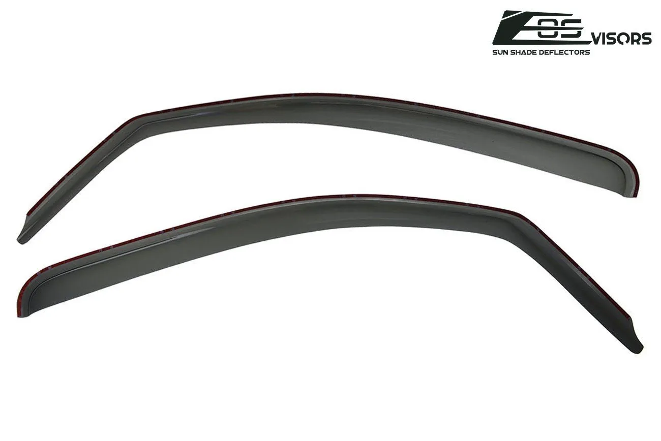 2007-21 Toyota Tundra Crew Cab Window Visors Wind Deflectors Rain Guards