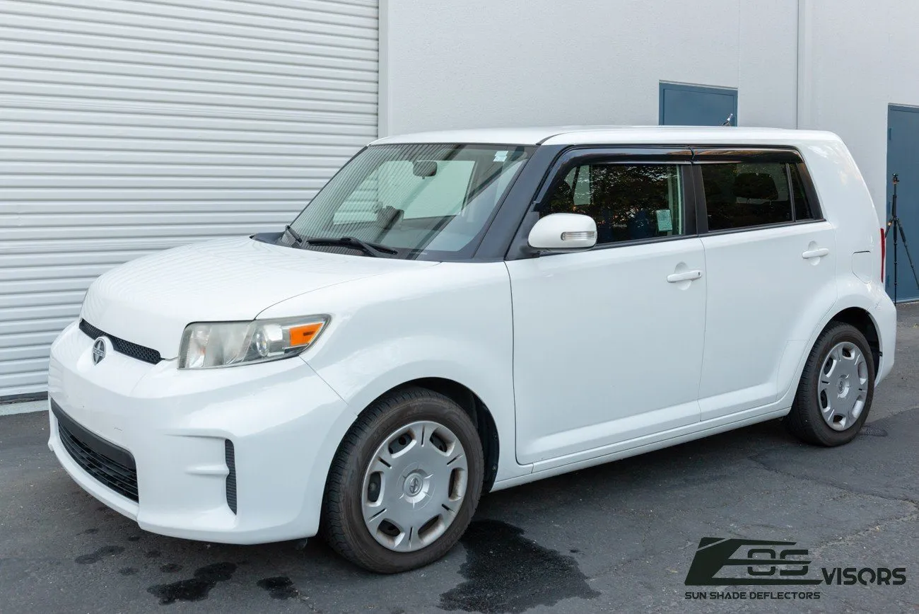 2008-15 Scion xB Tape-On Window Visors Wind Deflectors Rain Guards