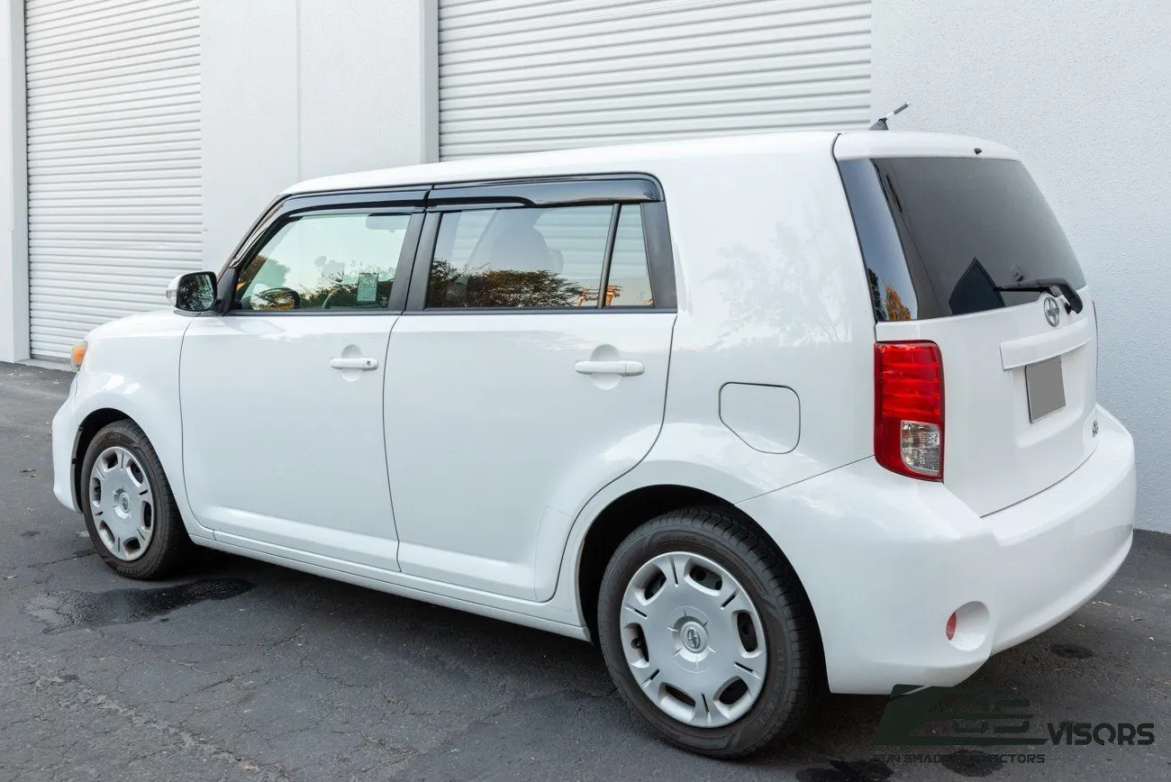 2008-15 Scion xB Tape-On Window Visors Wind Deflectors Rain Guards
