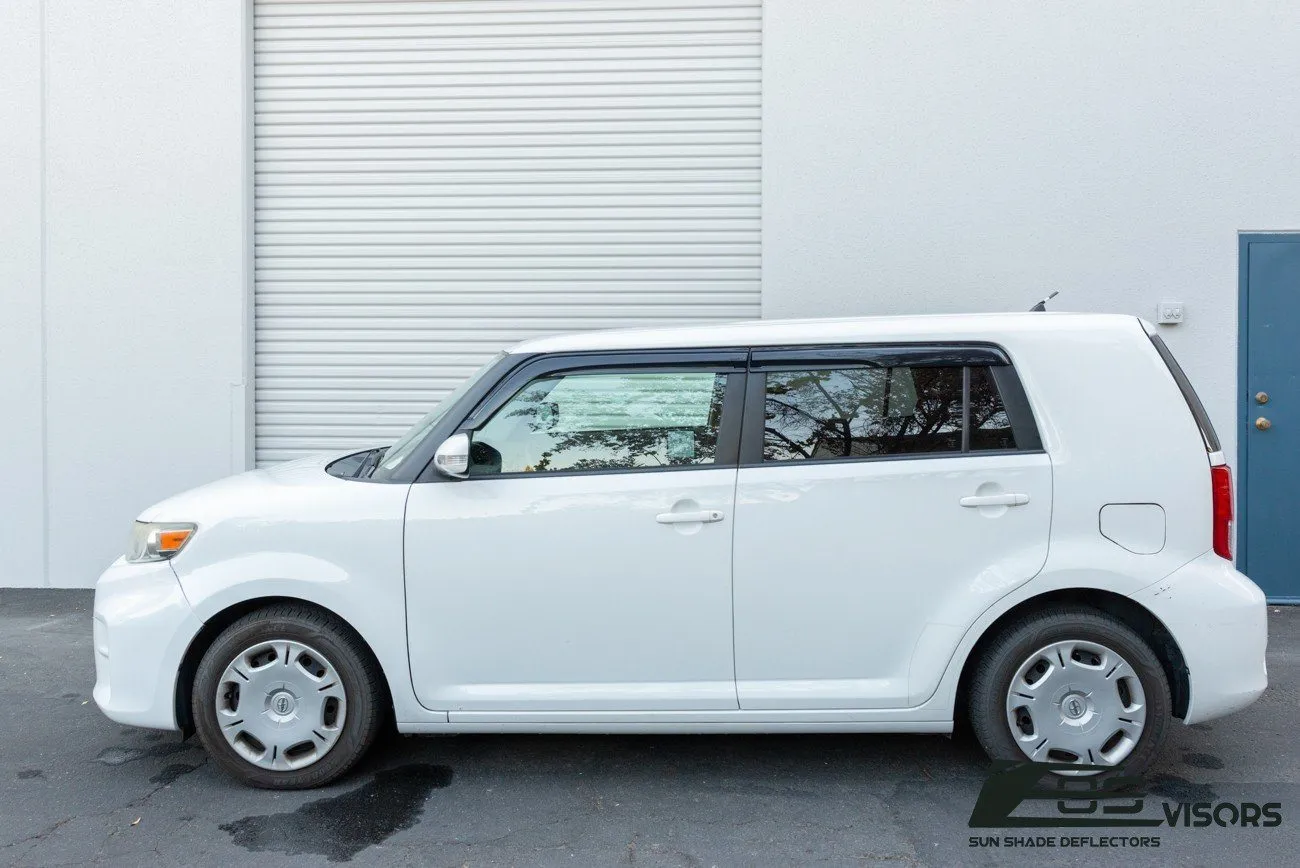 2008-15 Scion xB Tape-On Window Visors Wind Deflectors Rain Guards