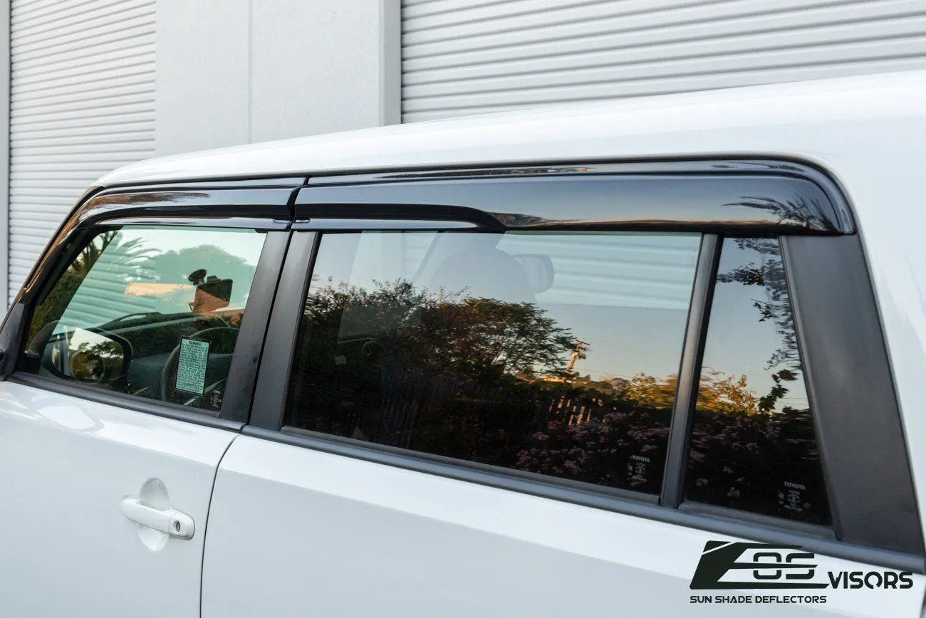 2008-15 Scion xB Tape-On Window Visors Wind Deflectors Rain Guards