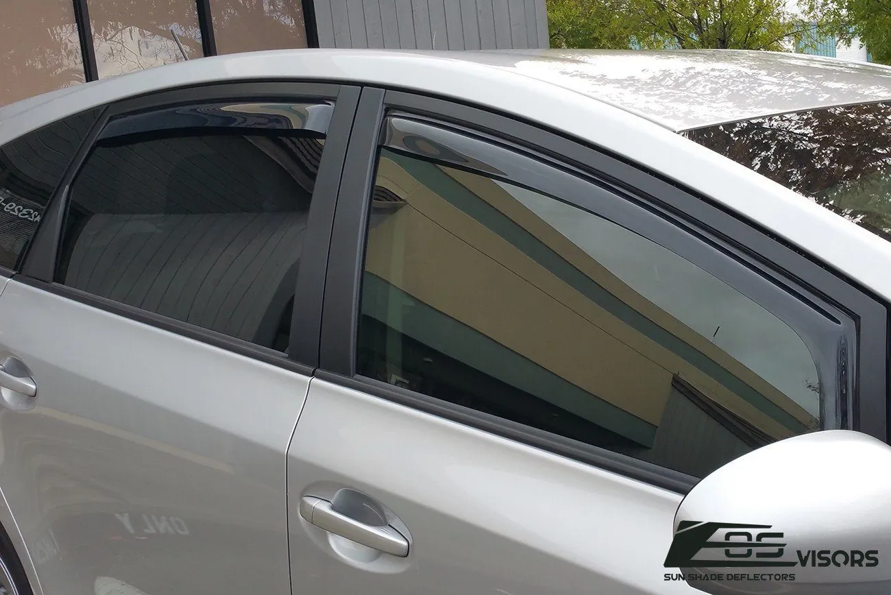 2011-18 Toyota Prius V Window Visors Wind Deflectors Rain Guards Vents