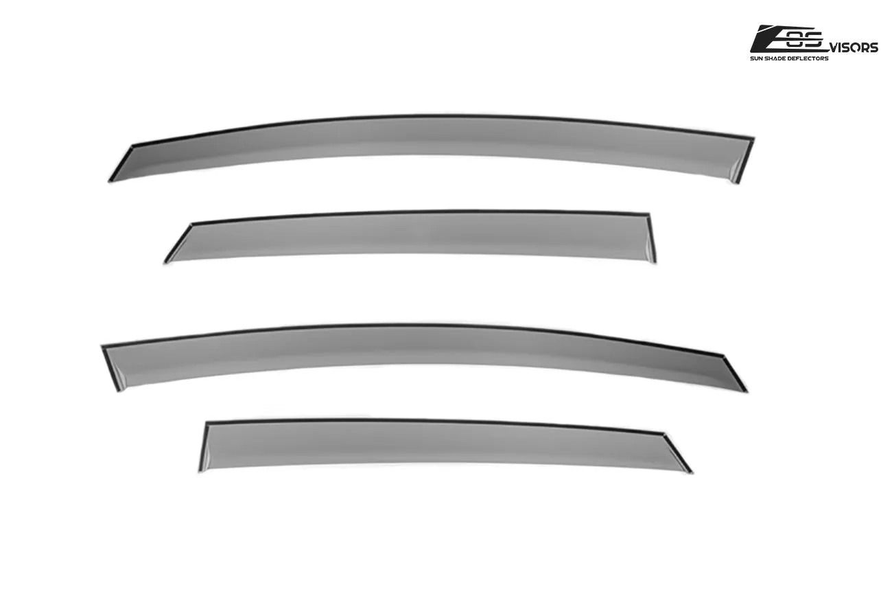 2011-19 Ford Fiesta Hatchback Tape-On Window Visors Deflectors