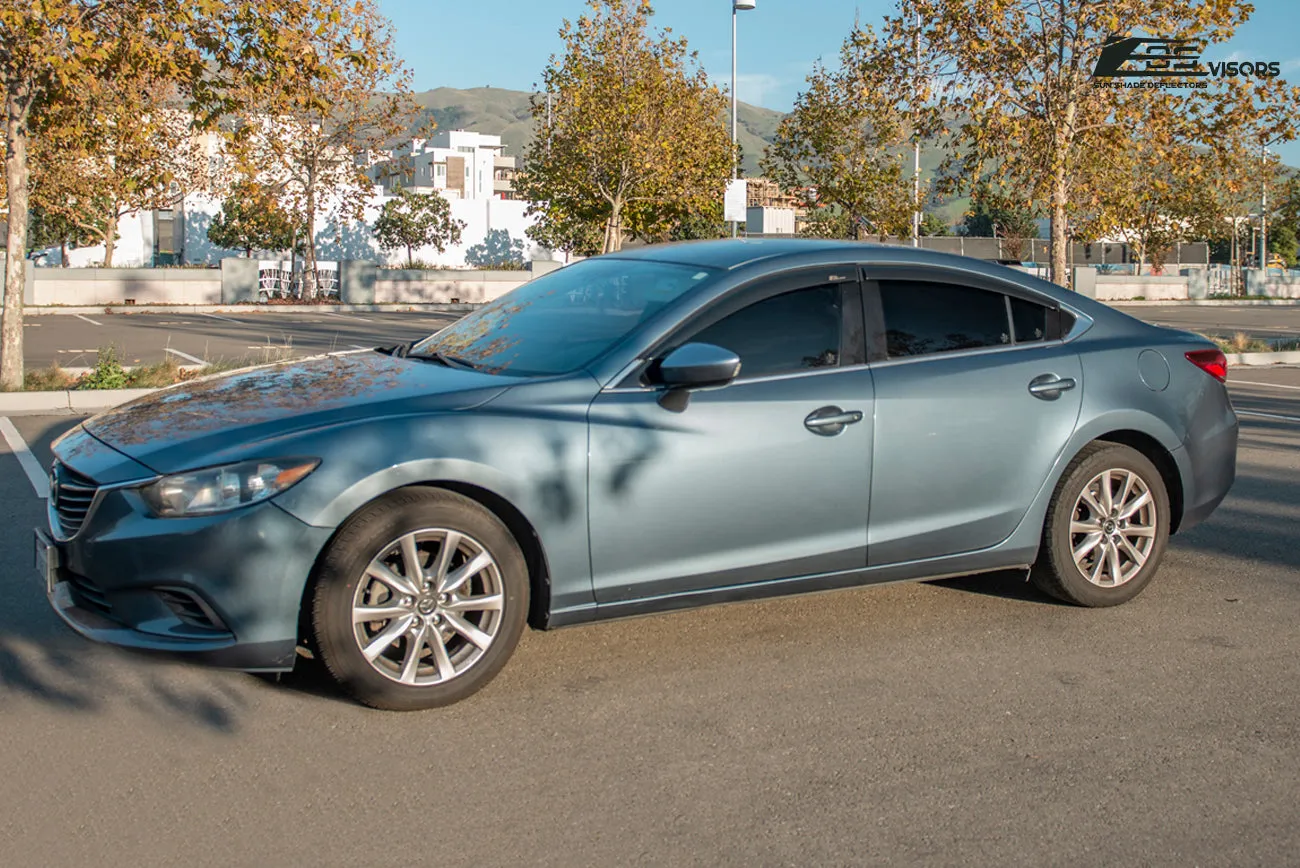 2014-18 Mazda 6 Window Visors Wind Deflectors Rain Guards Vents