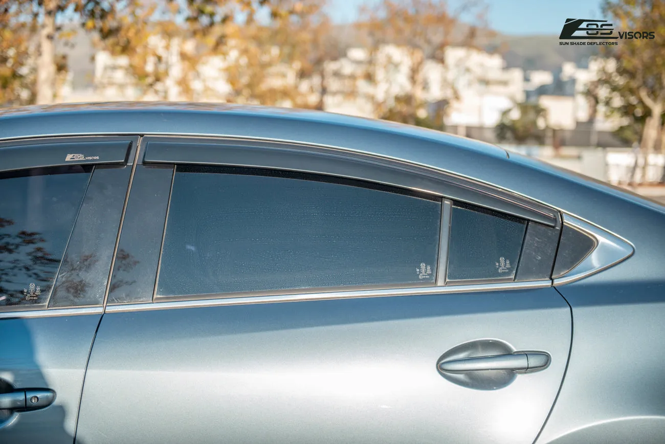 2014-18 Mazda 6 Window Visors Wind Deflectors Rain Guards Vents