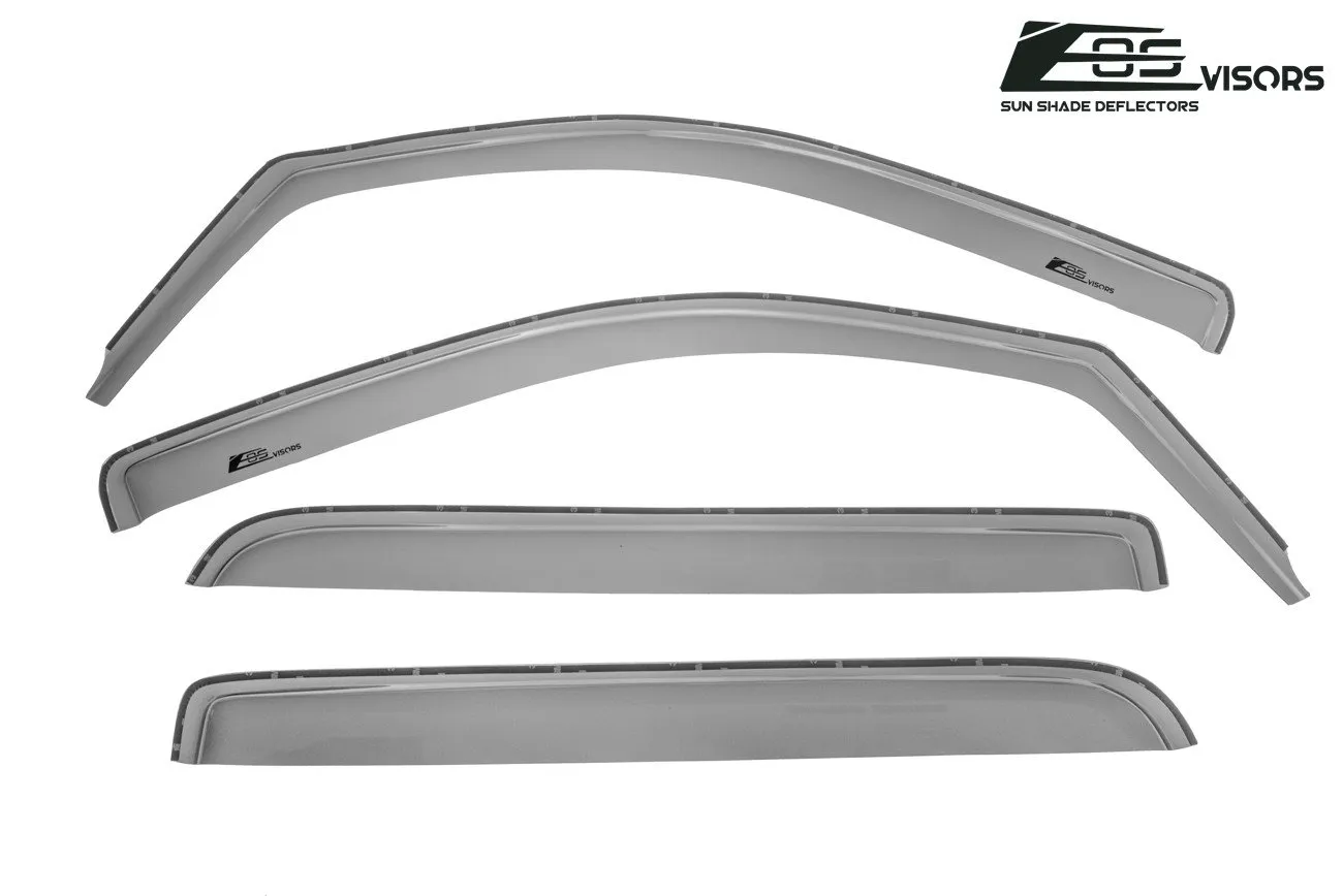 2014-18 Silverado 1500 Crew Cab Window Visors Deflectors