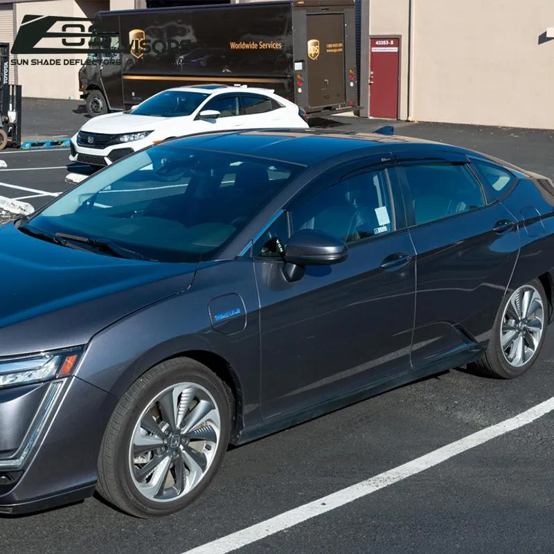 2017-21 Honda Clarity MUGEN Style Window Visors Wind Deflectors Rain Guards