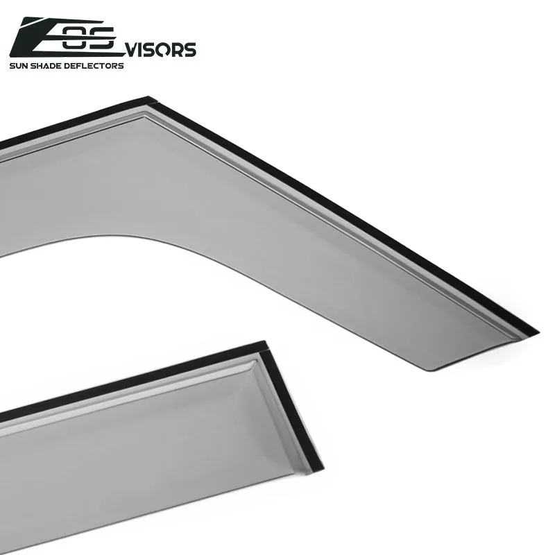 2018-Up Jeep Wrangler JLU 4Dr Window Visors Wind Deflectors