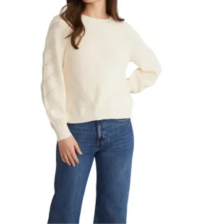 525 America - Lace Back Raglan Sweater