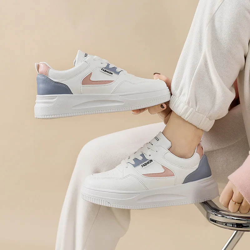 Amozae-Back To School Gifts Breathable Leather Sneakers