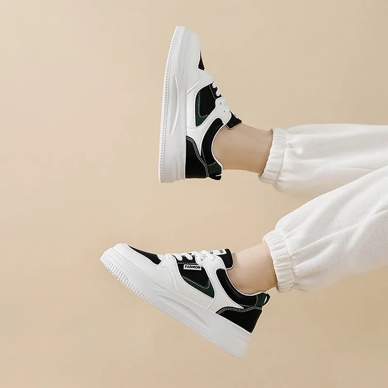 Amozae-Back To School Gifts Breathable Leather Sneakers
