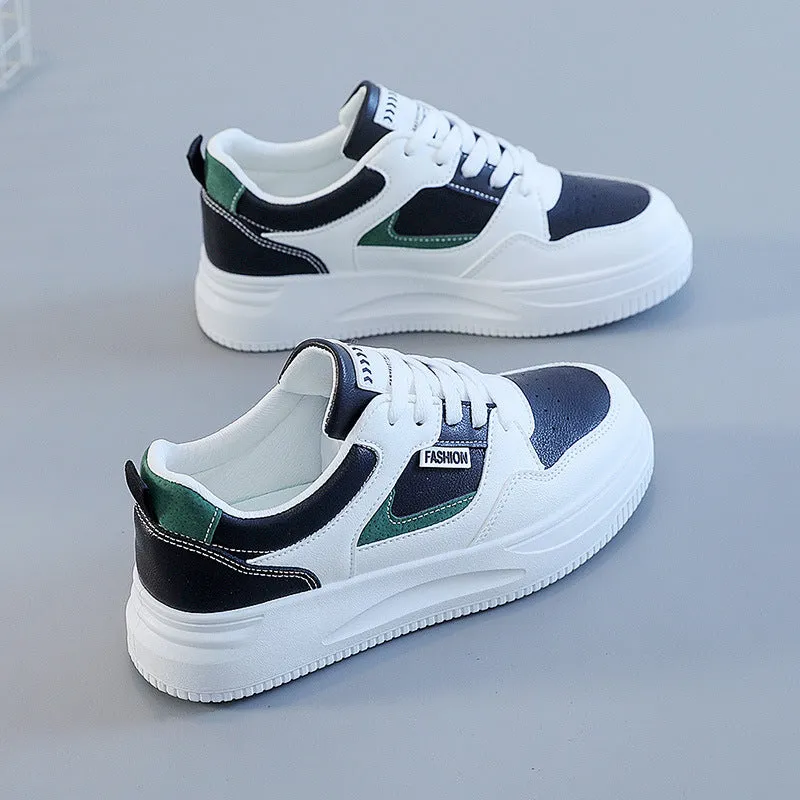 Amozae-Back To School Gifts Breathable Leather Sneakers