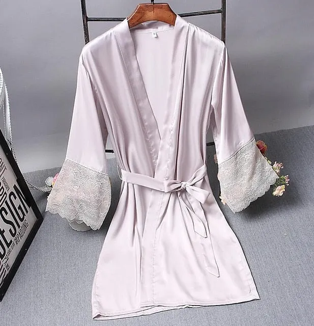 Bridesmaid Elegant Satin Robe