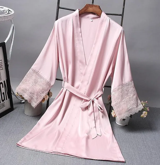 Bridesmaid Elegant Satin Robe