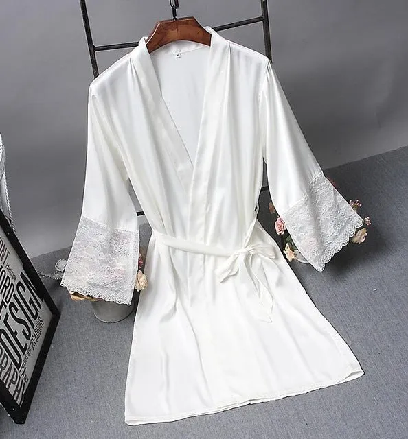 Bridesmaid Elegant Satin Robe