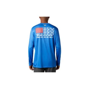 Columbia Men's Terminal Tackle PFG Fish Flag LS