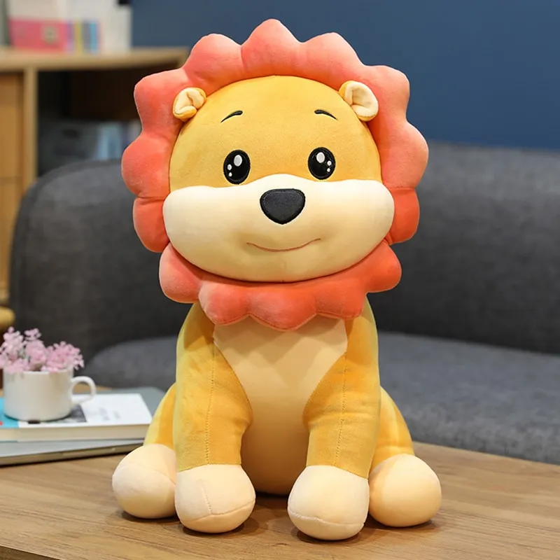 Cute Sun Flower Happy Lion Plush Toys
