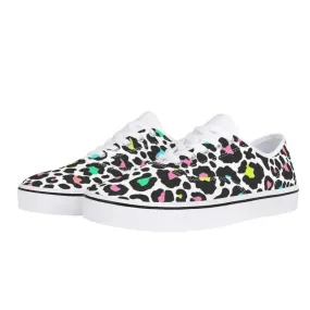Dance Like a Ladybug in Colorful Cheetah Print Sneakers