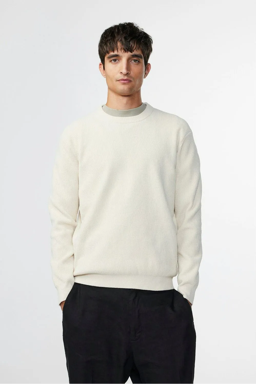 Danny Lightweight Sweater - Ecru