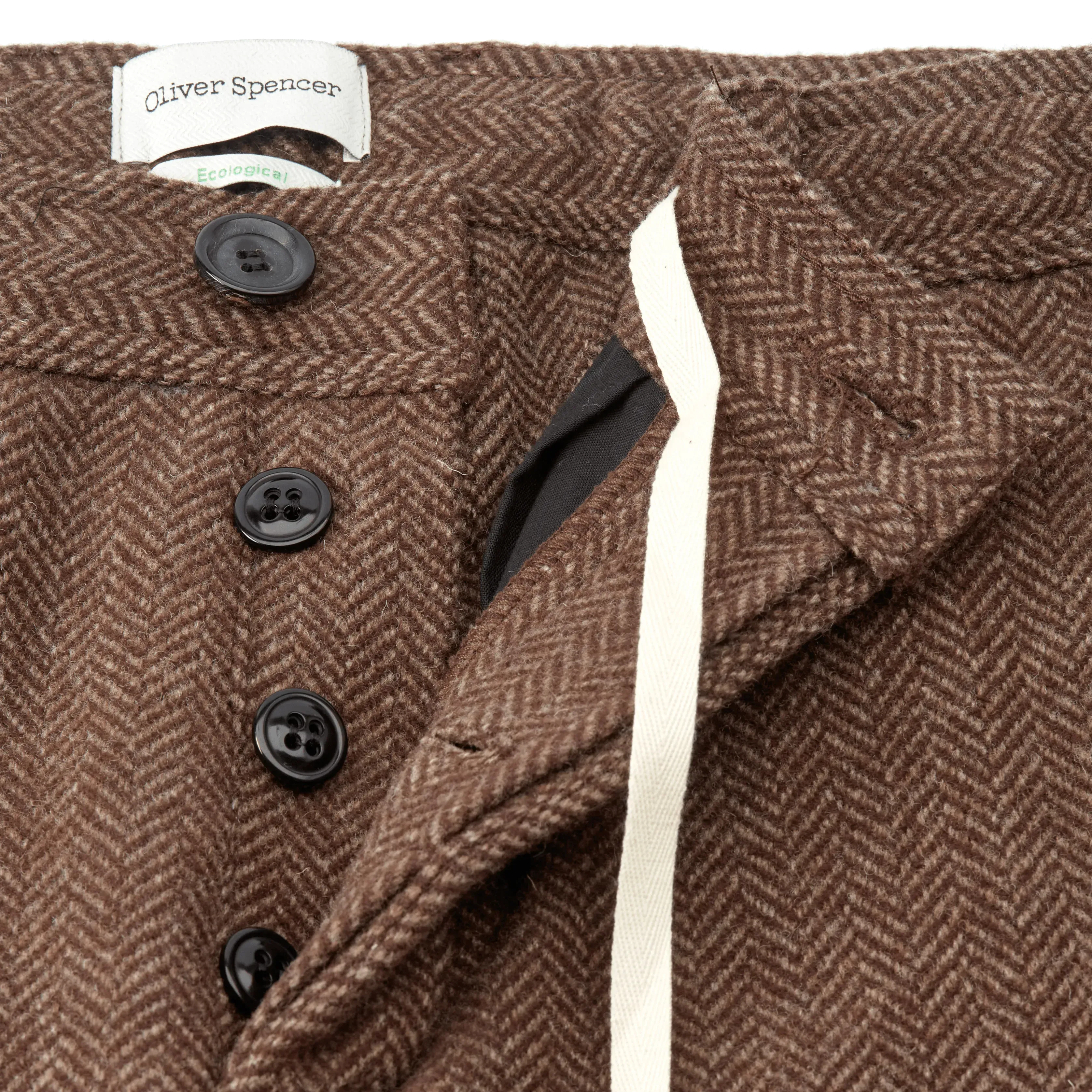 Drawstring Trousers - Whittaker Brown