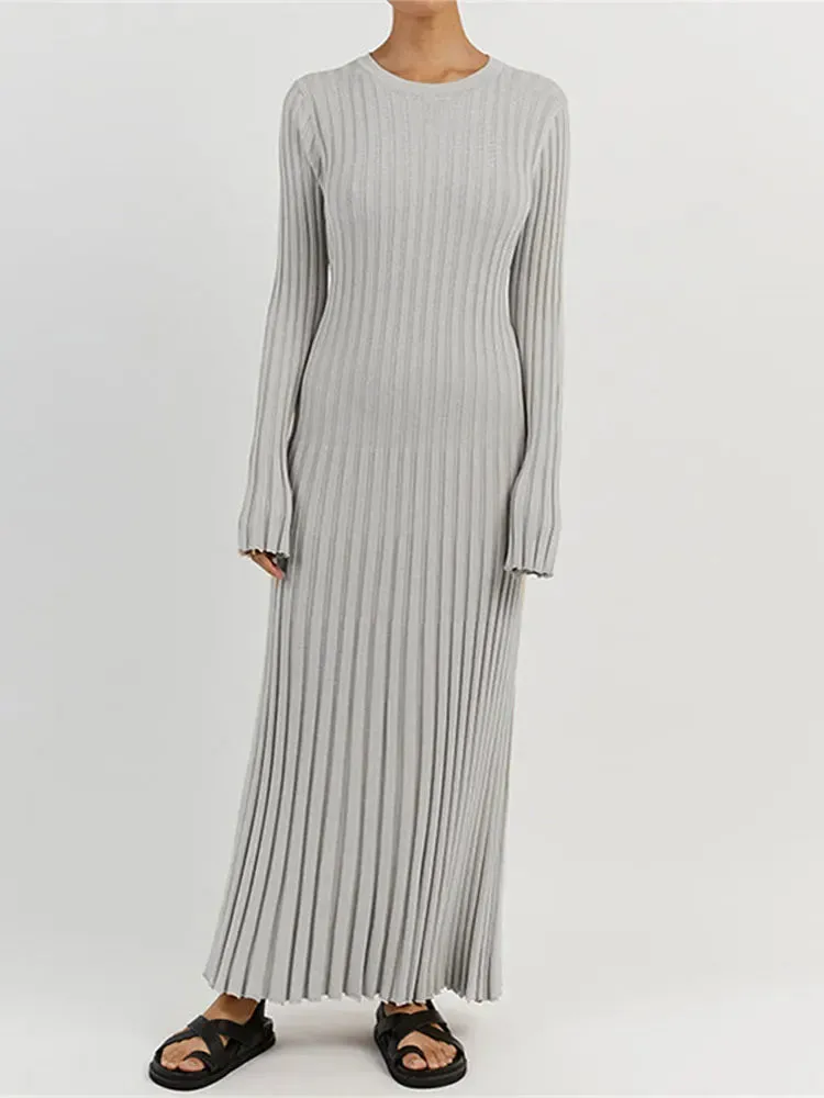 DressBetty - 2024 White Pleated Long Robes Summer Lady Office Maxi Dress