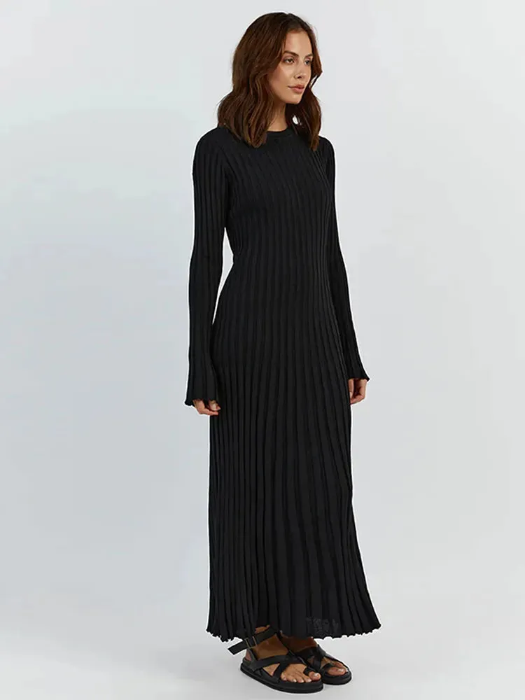 DressBetty - 2024 White Pleated Long Robes Summer Lady Office Maxi Dress