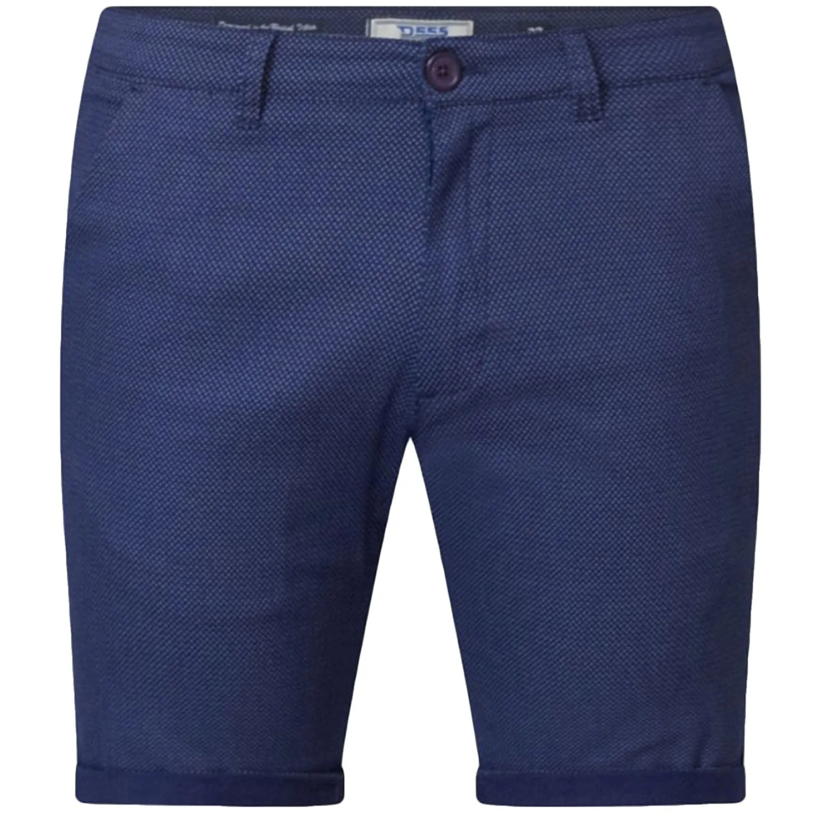 Duke D555 Mens Calvin Big & Tall Stretch Fit Chino Shorts - Navy