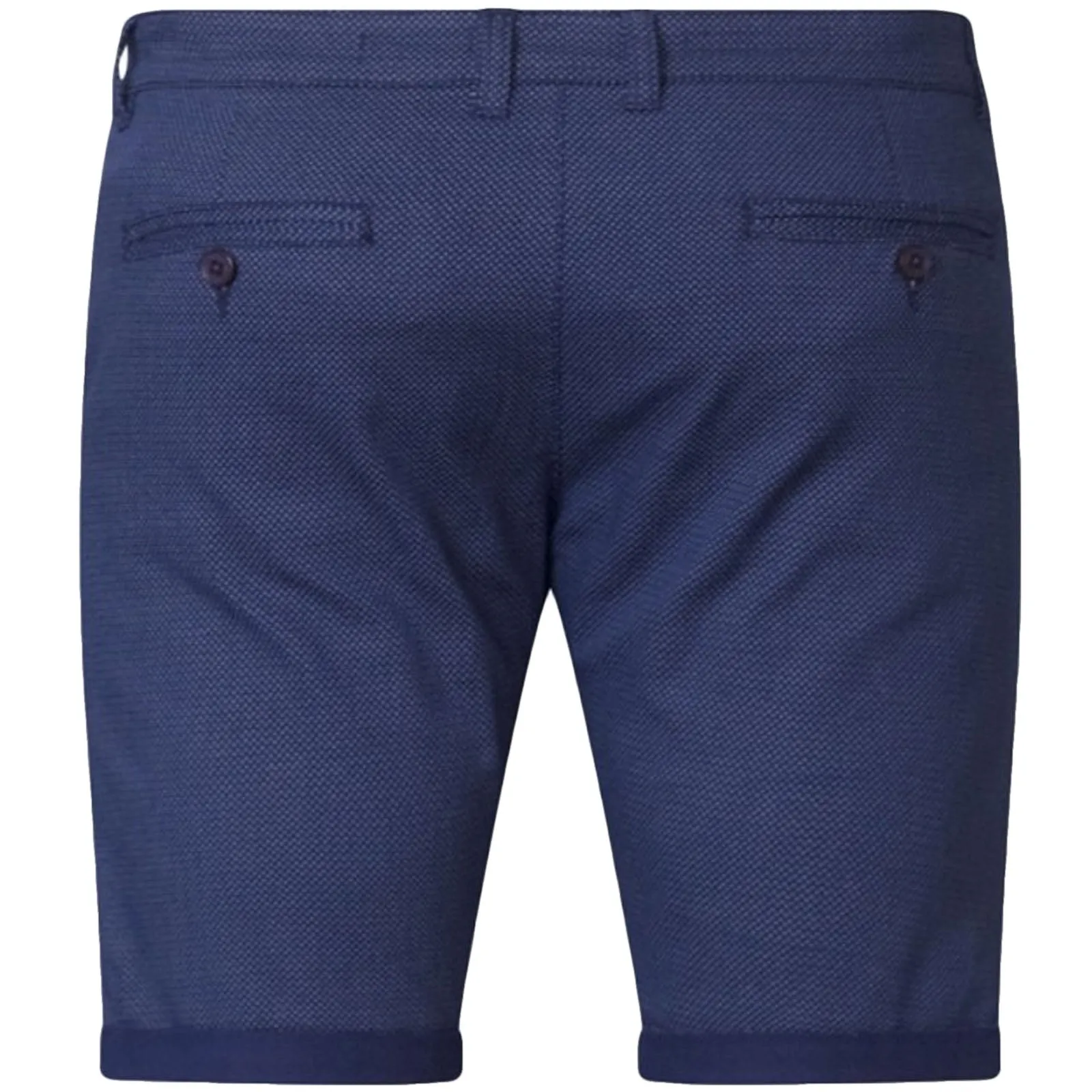 Duke D555 Mens Calvin Big & Tall Stretch Fit Chino Shorts - Navy