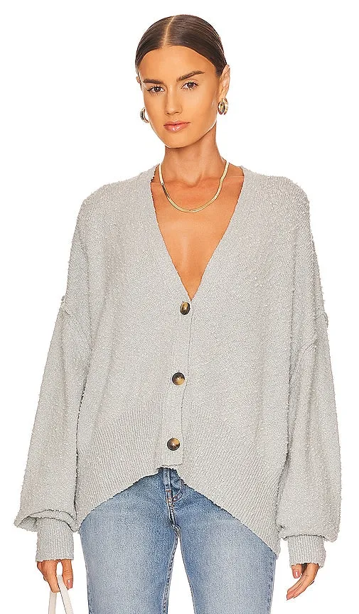 Free People Found My Friend Cardi in Baby Blue