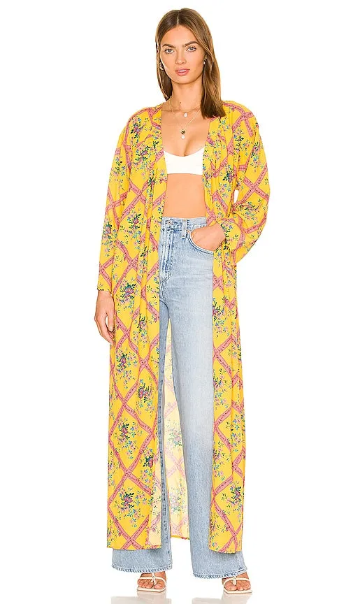Free People I'm the One Robe in Yellow