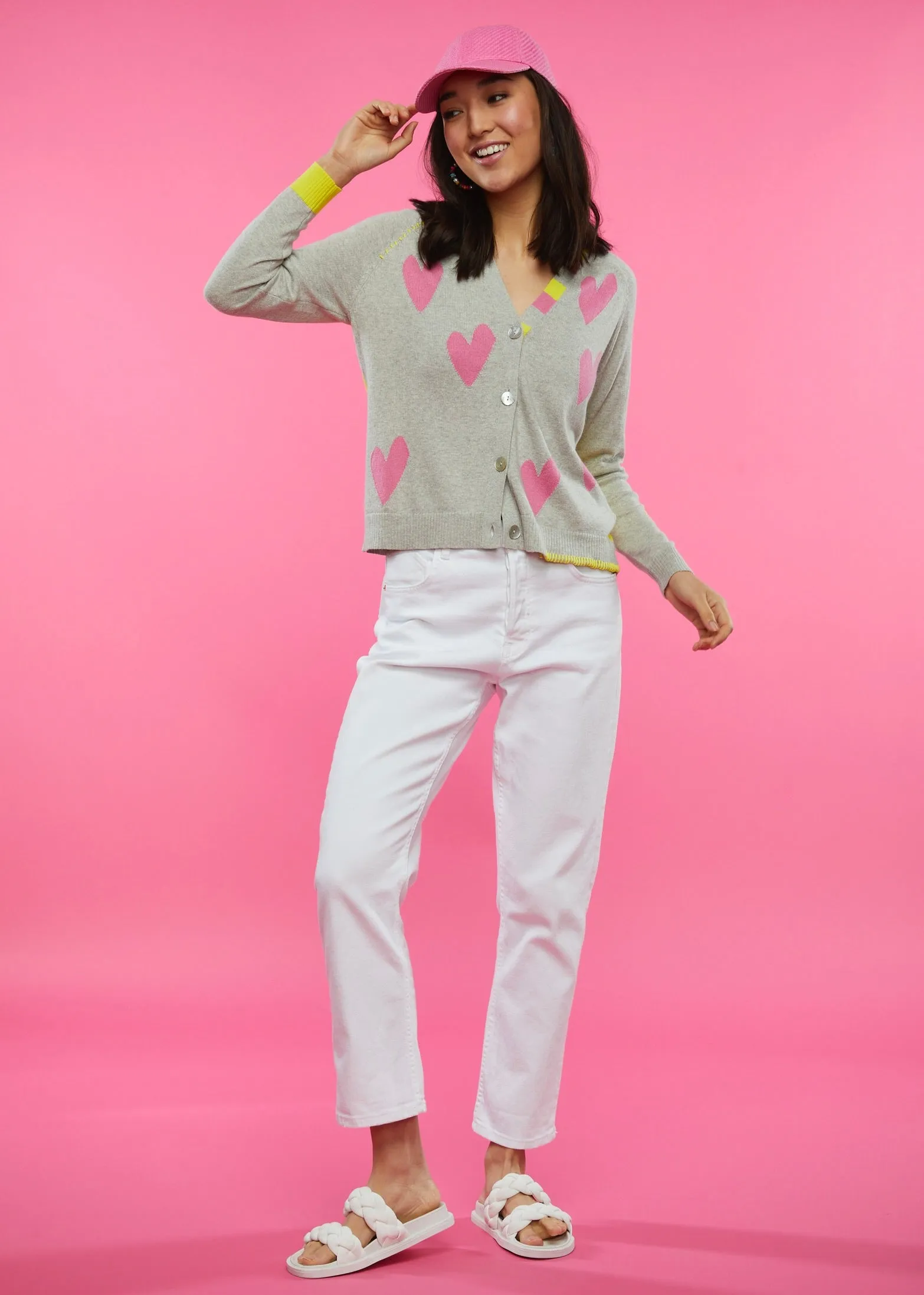 Hearts Cardigan by Zaket & Plover - FINAL SALE