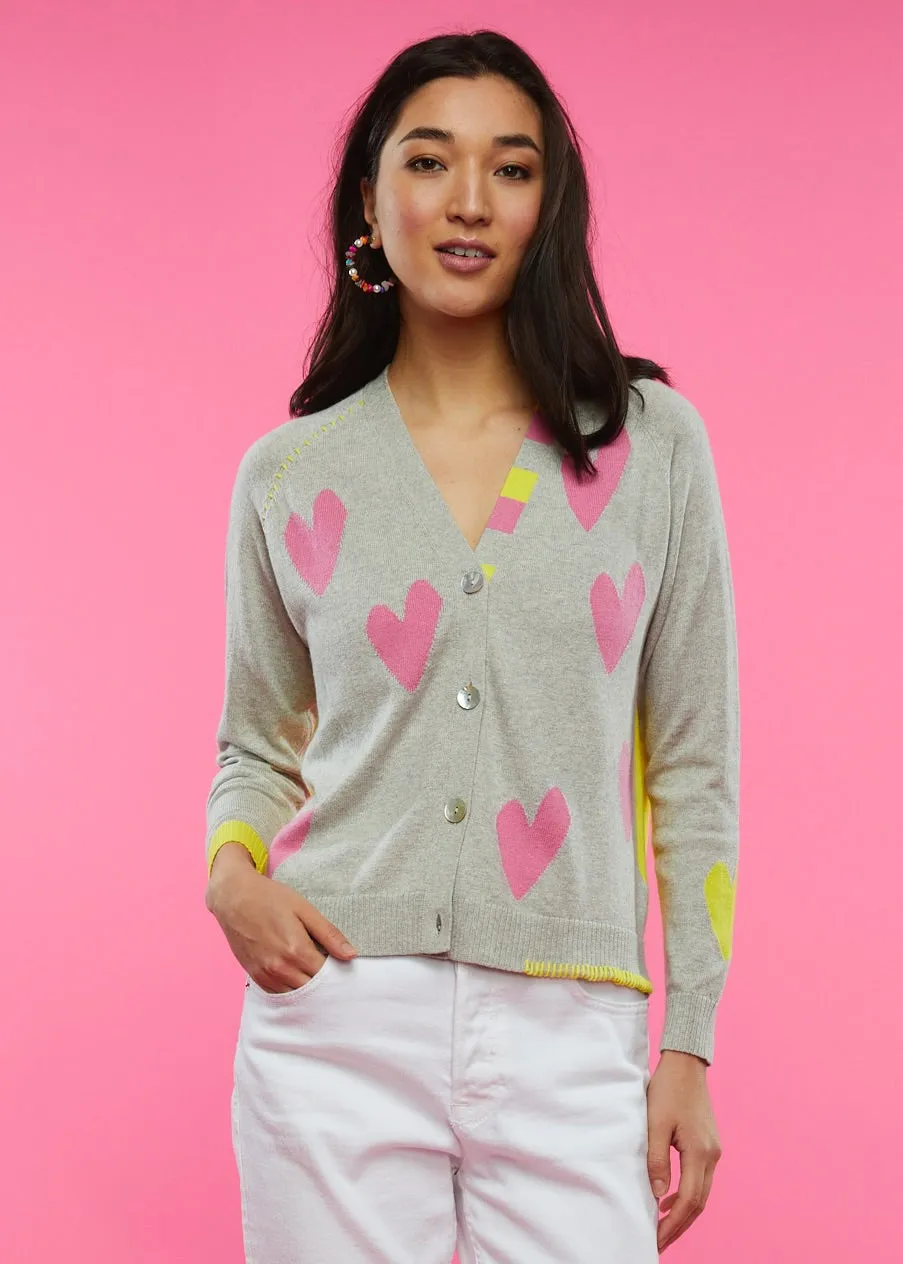 Hearts Cardigan by Zaket & Plover - FINAL SALE