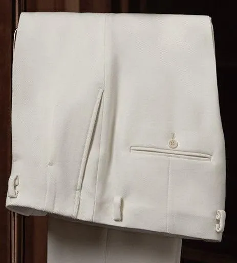 Ivory Field Jacket & Ivory Tailored Trousers