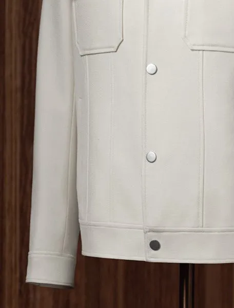 Ivory Field Jacket & Ivory Tailored Trousers