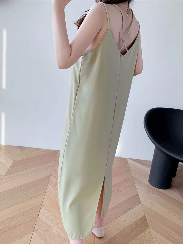 Julia Fashion - Satin Summer Dresses