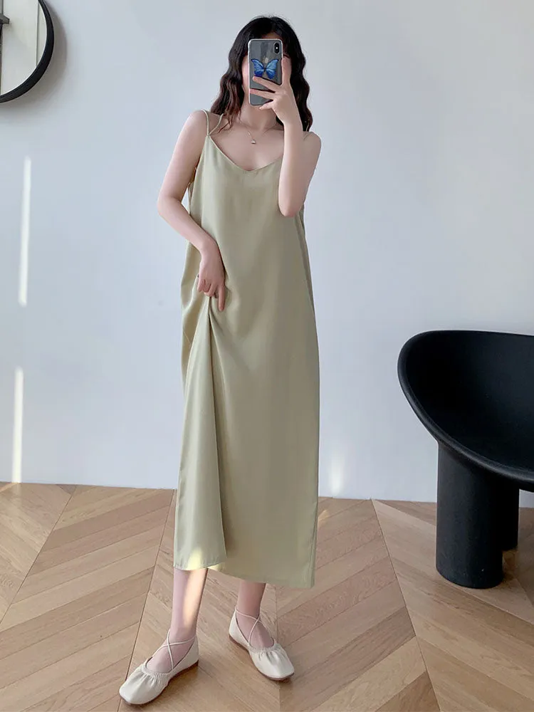 Julia Fashion - Satin Summer Dresses