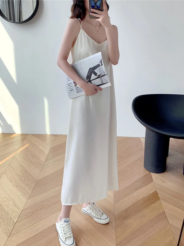 Julia Fashion - Satin Summer Dresses