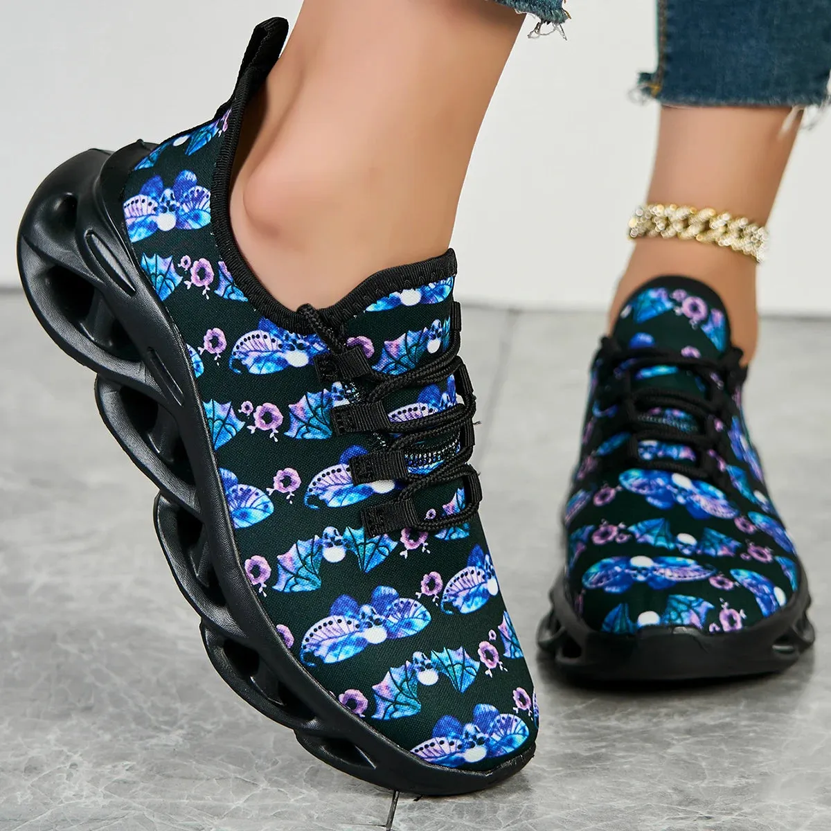 Lavina - Festive Breathable Sneakers for Women