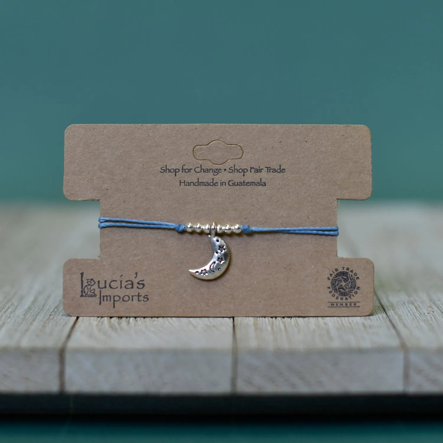 Moon String Charm Bracelet