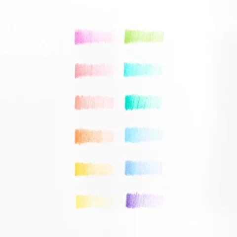 Ooly Pastel Hues Colored Pencils, 12 Pack