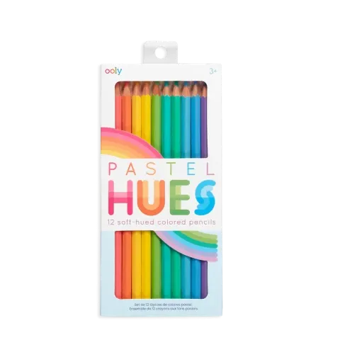 Ooly Pastel Hues Colored Pencils, 12 Pack