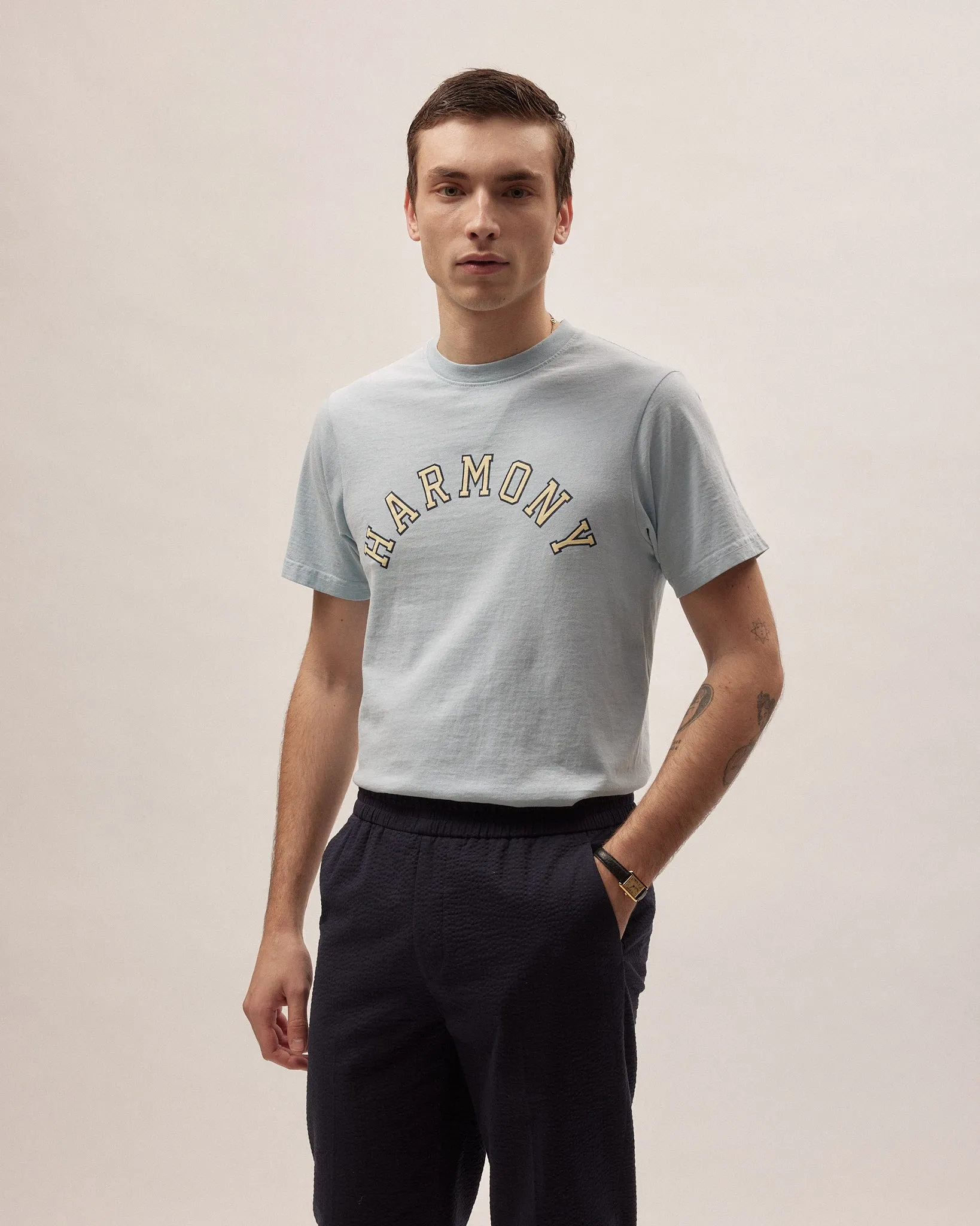 Paolo - Navy - Seersucker