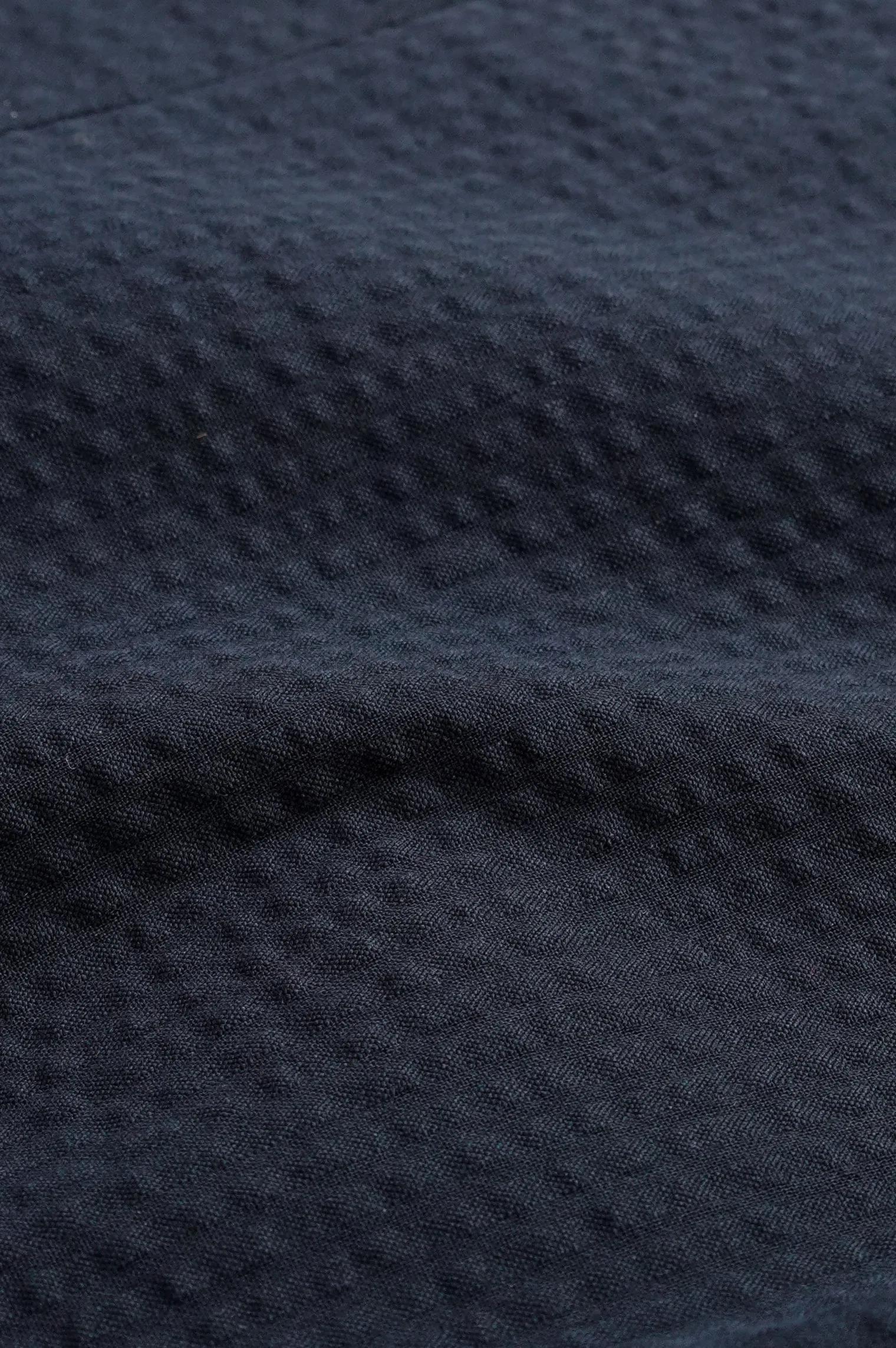 Paolo - Navy - Seersucker