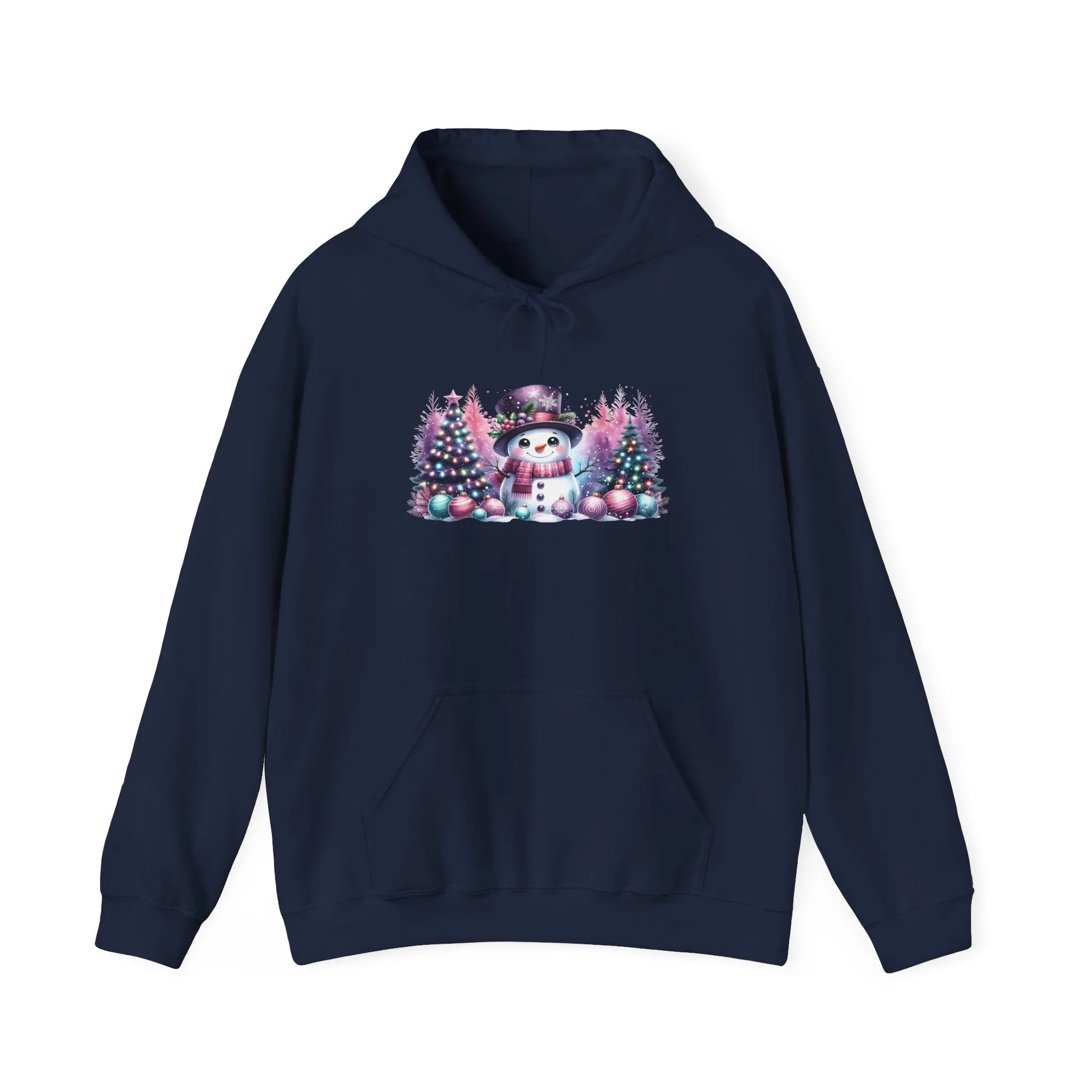 Pastel Snowman Unisex Heavy Blend™ Hooded Sweatshirt