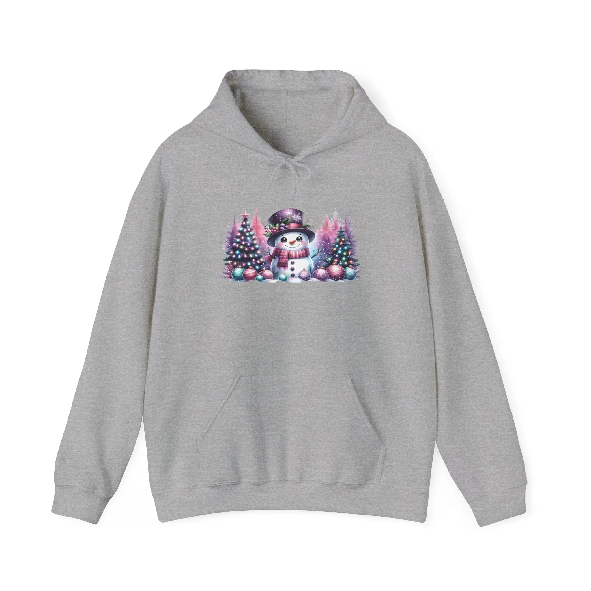 Pastel Snowman Unisex Heavy Blend™ Hooded Sweatshirt