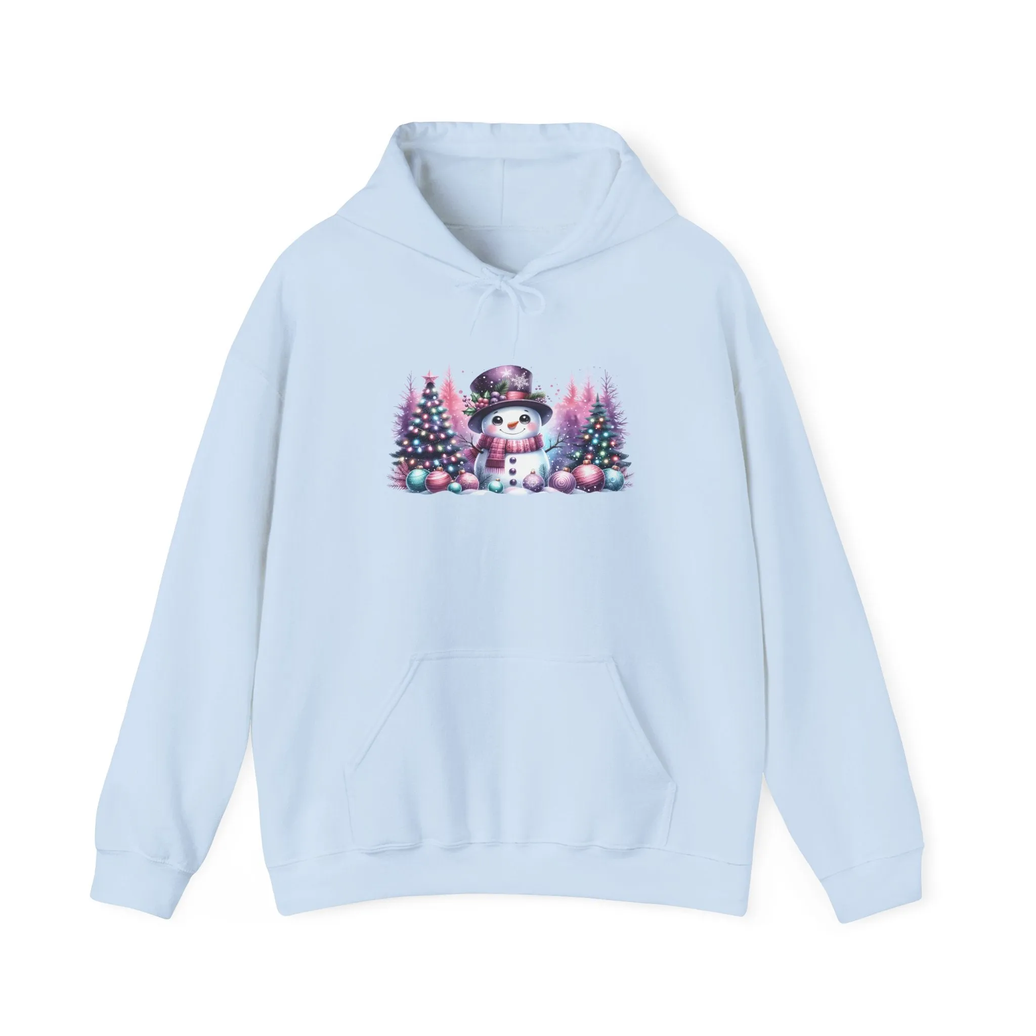 Pastel Snowman Unisex Heavy Blend™ Hooded Sweatshirt