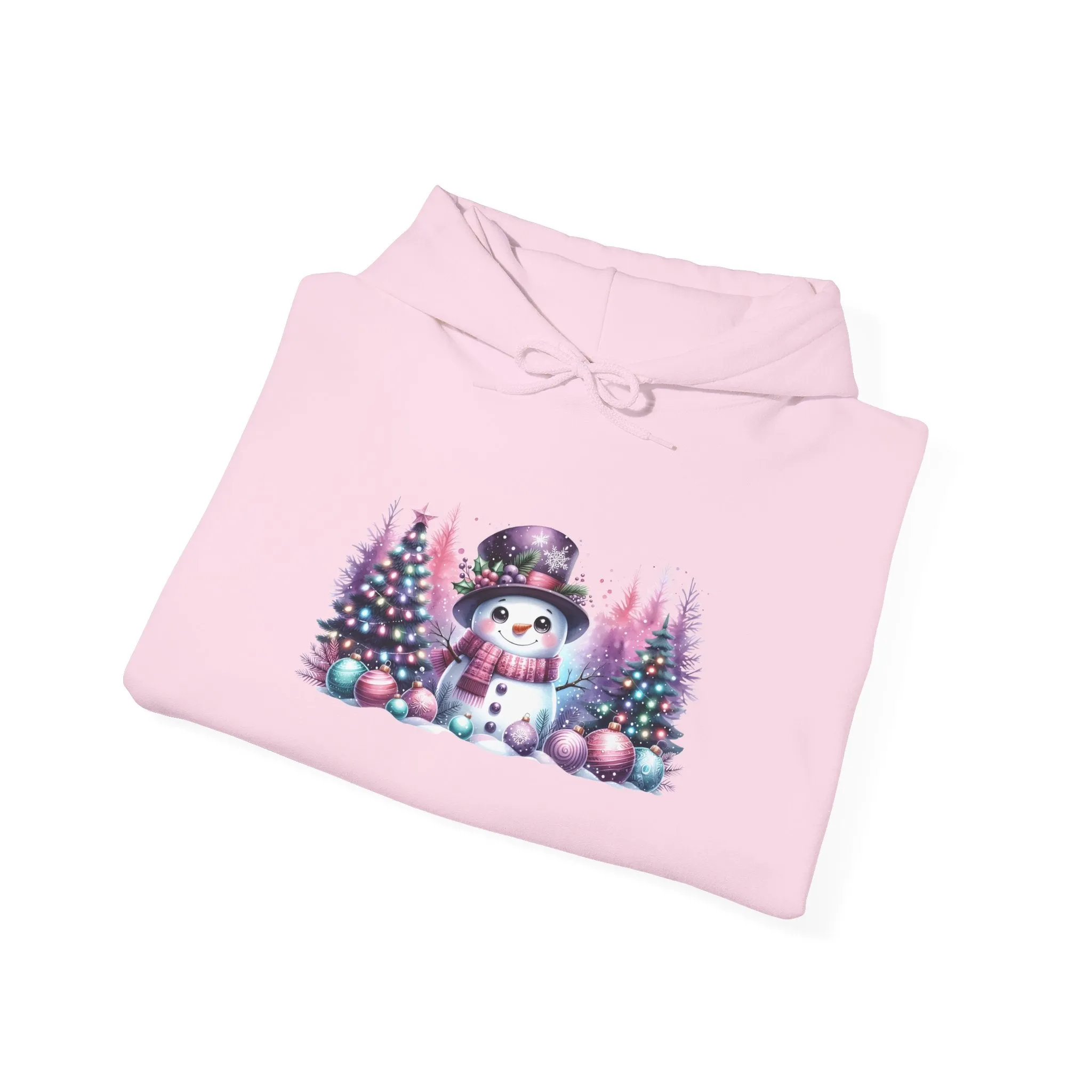 Pastel Snowman Unisex Heavy Blend™ Hooded Sweatshirt