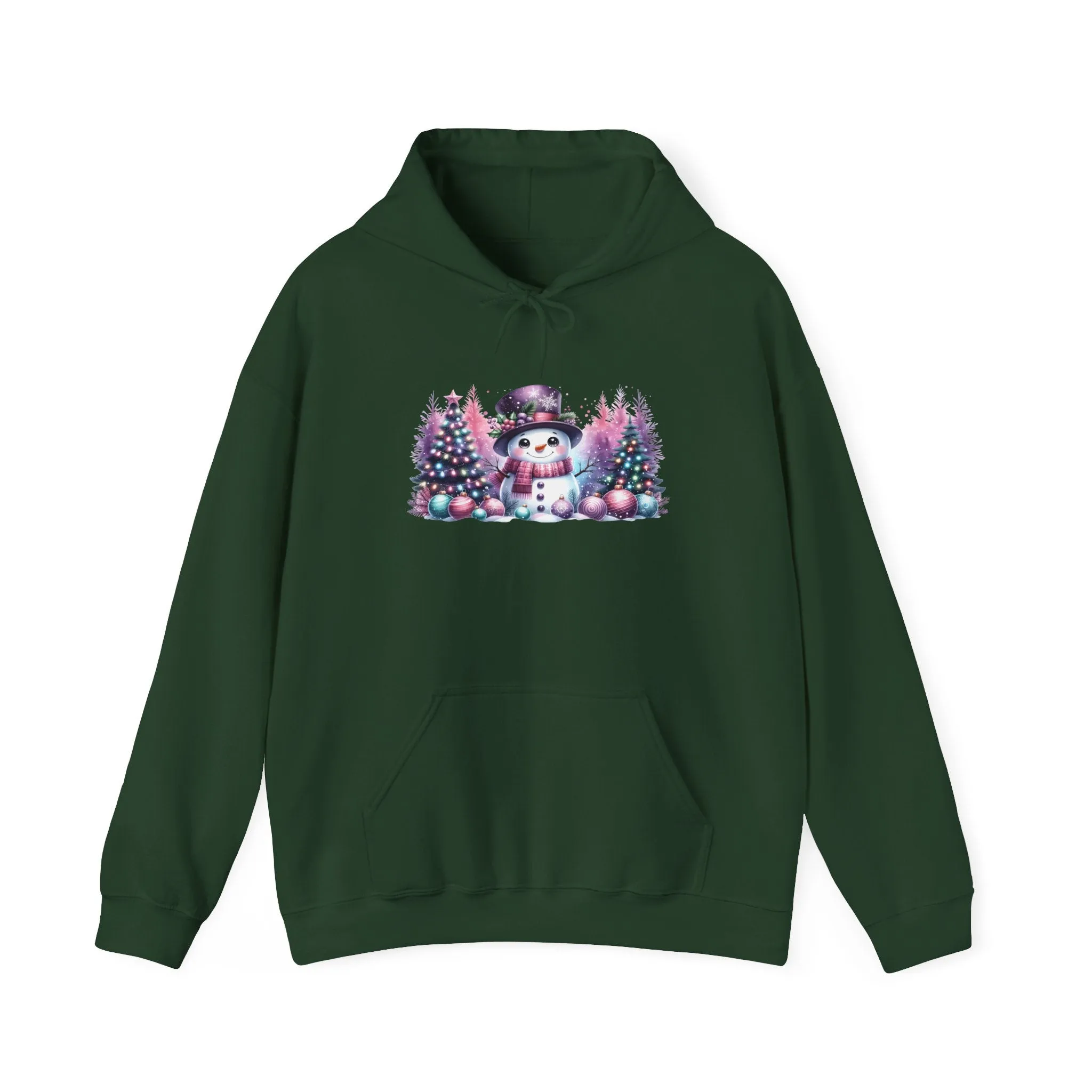 Pastel Snowman Unisex Heavy Blend™ Hooded Sweatshirt